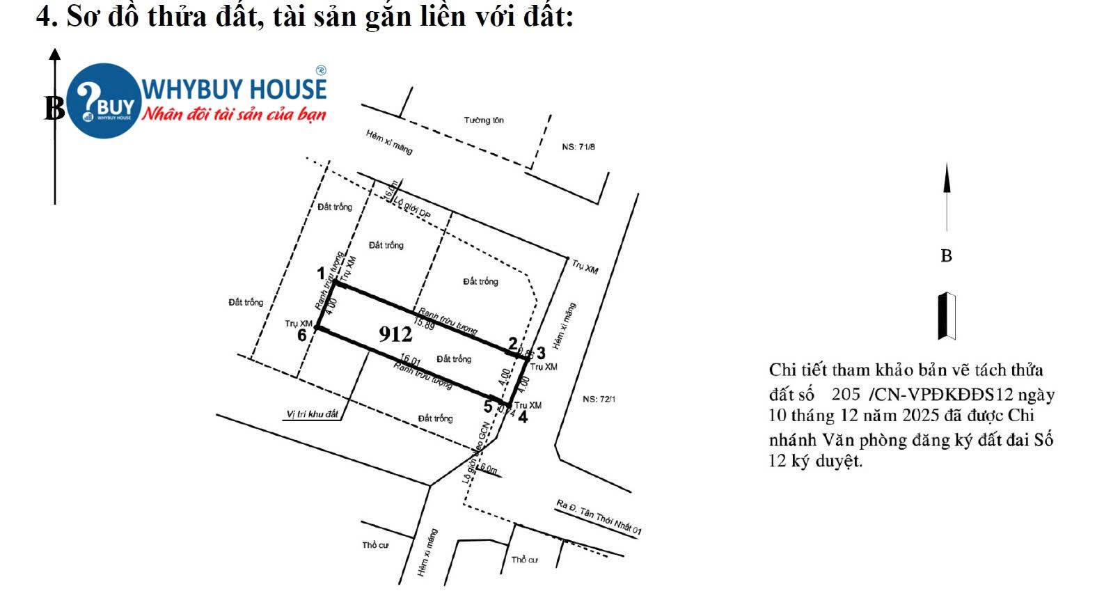 Bán đất sổ đỏ khu phân lô mới giá F1, đường 1/ Tân Thới Nhất 1, 4x16m, giá đẹp 5,3 tỷ