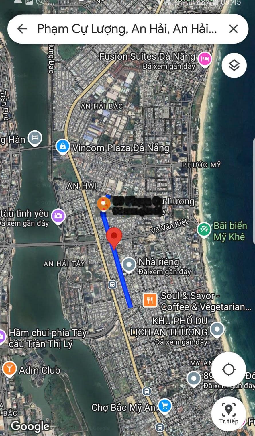 Siêu vip! bán đất 270m2 33,99 tỷ - mt phạm cự lượng - q. sơn trà