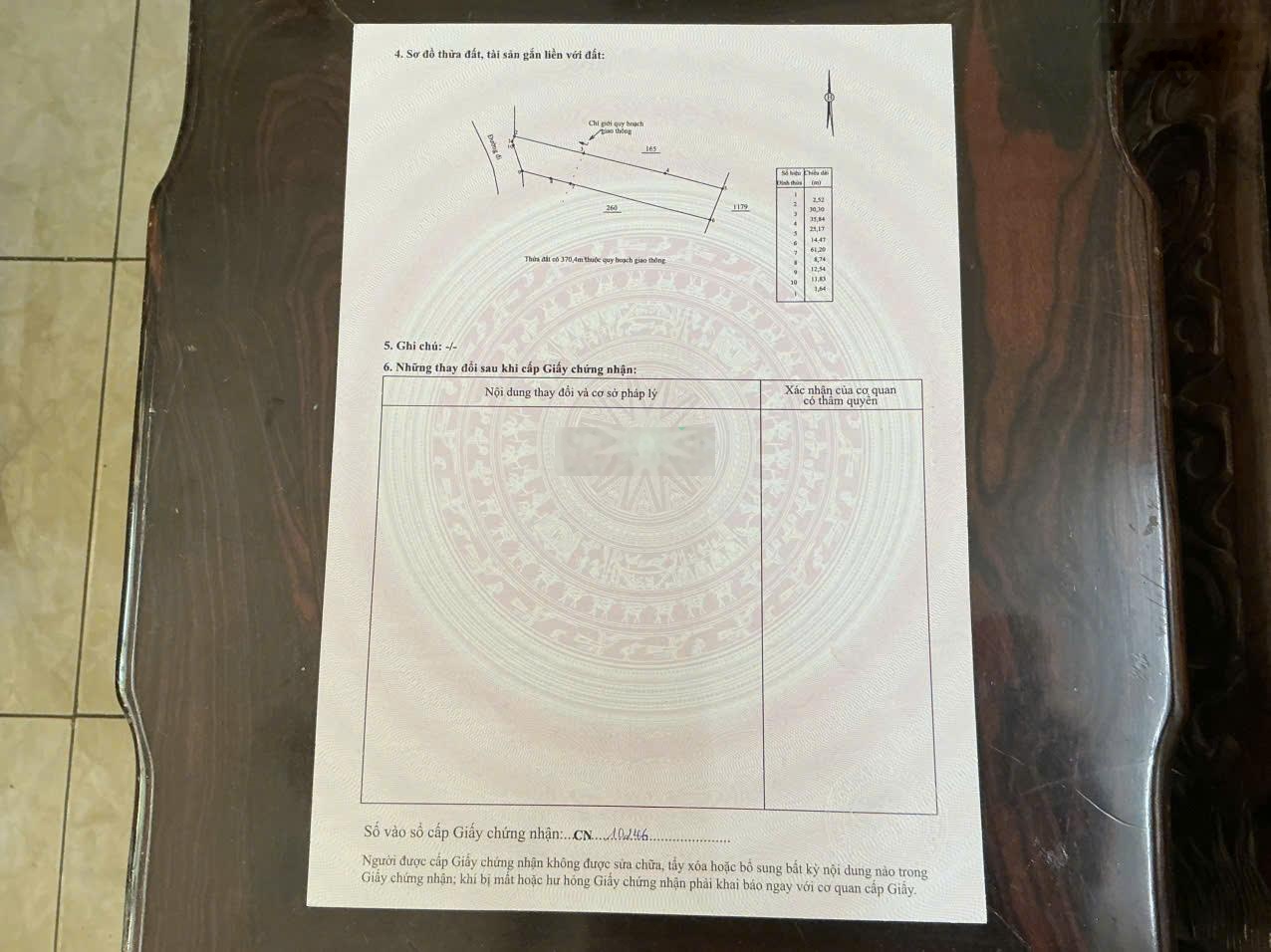 Bán nhanh lô đất rộng mặt tiền Hương Lộ 39 xã Diên Phước