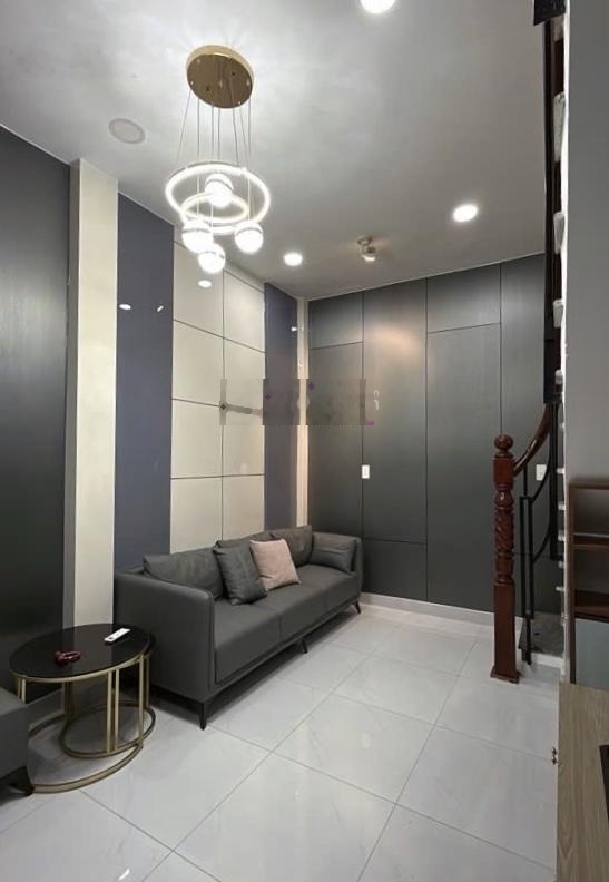 Nhà đẹp kế trường mầm non Hoa Hồng số 133/74A Nguyễn Kiệm P3 GV 5mx6m trệt lầu cn 28.7m2 hoàn công