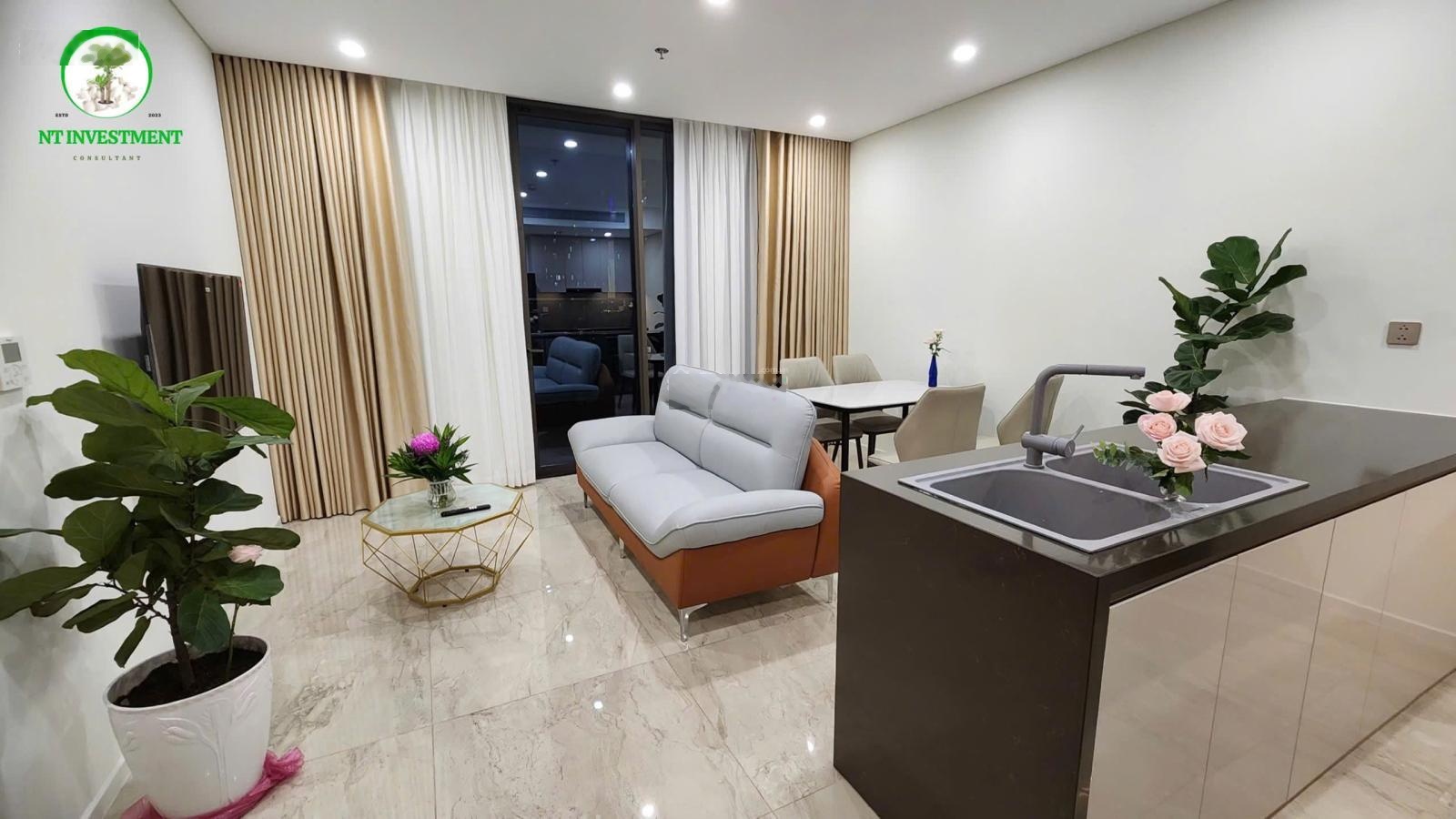 Trống sẵn, Căn hộ 1 phòng ngủ, nội thất hiện đại, decor cực xinh, giá 28 triệu, tại Thảo Điền Green