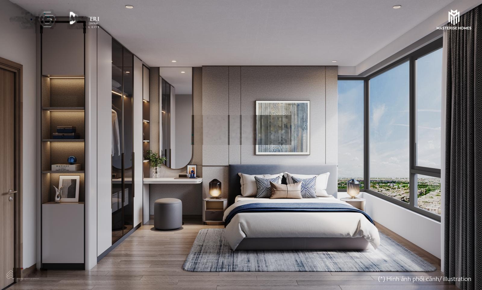 Căn hộ 2 PN rẻ nhất Masteri Cosmo Central (CT4) The Global City đối diện TTTM lớn nhất