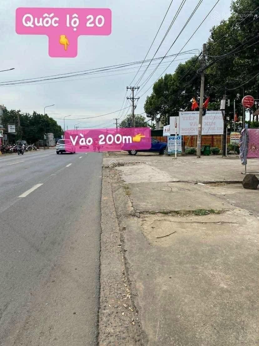 Cần bán gấp lô đất thổ cư 131,5m2 hẻm xe hơi cách quốc lộ 20 Khoảng 200m giá 1,3 tỷ
