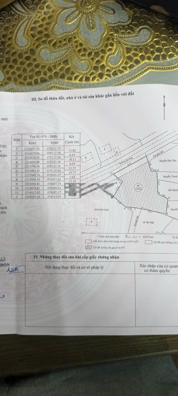 Chính chủ giao dịch cần bán mảnh đất trục chính thôn Tiền Hải, giá đầu tư đẹp có tặng bản thiết kế