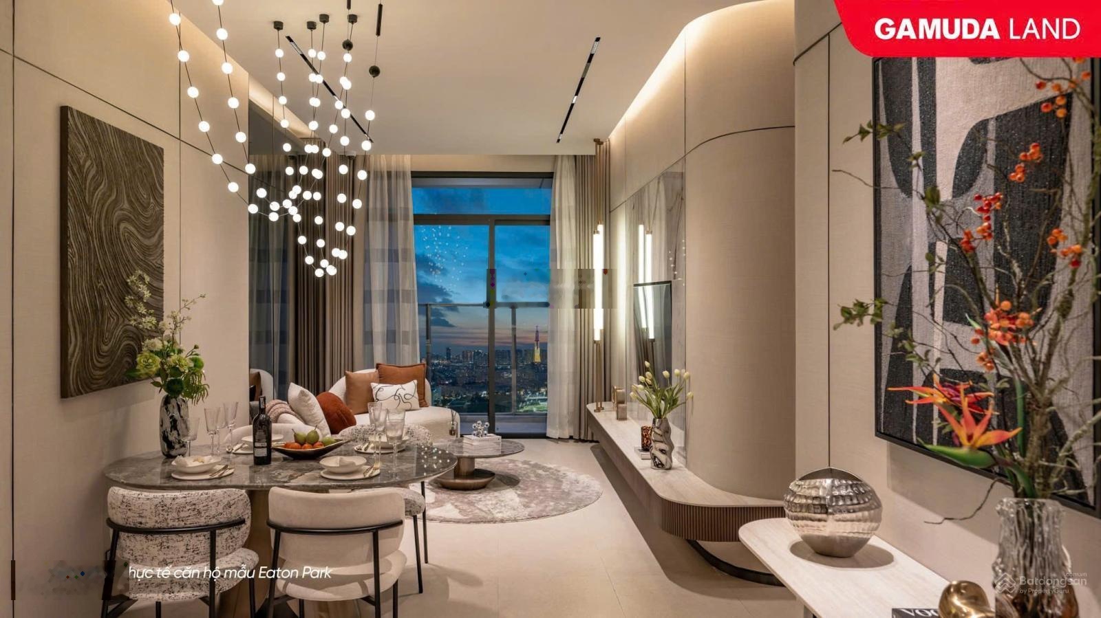 Căn hộ Eaton Park 1PN - View sông Rạch Chiếc, Mua trực tiếp CĐT với 442 triệu ký HĐMB