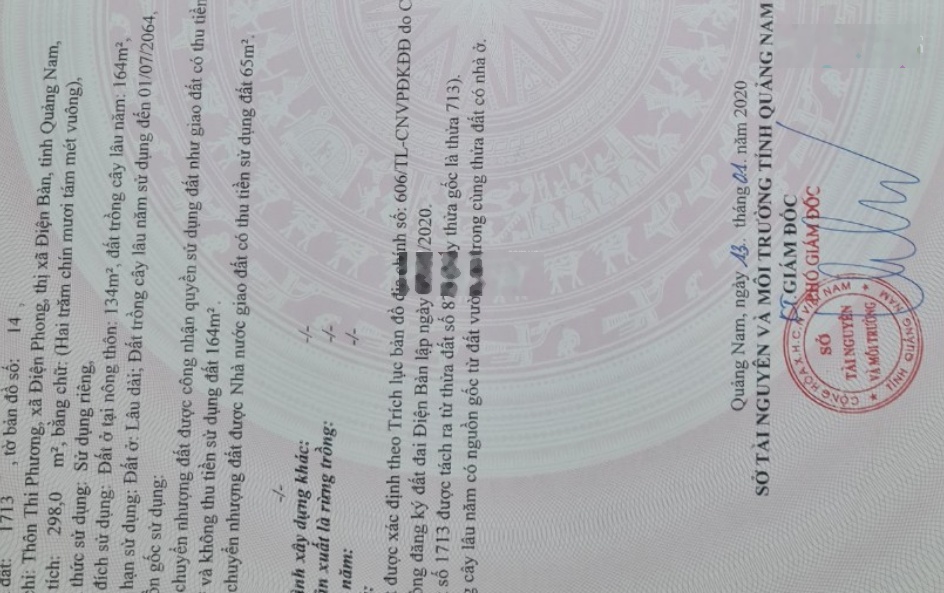 Bán nhanh lô đất 300mv ngay chợ Hà Mật, Điện Phong, Điện Bàn