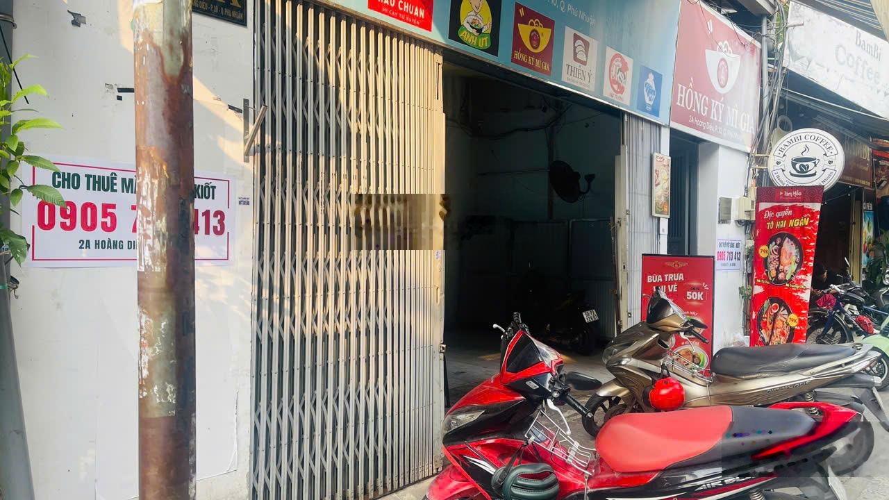 Cho thuê quầy kinh doanh f&b 7m2 mặt tiền hoàng diệu, phú nhuận đối diện centre point & đh kt
