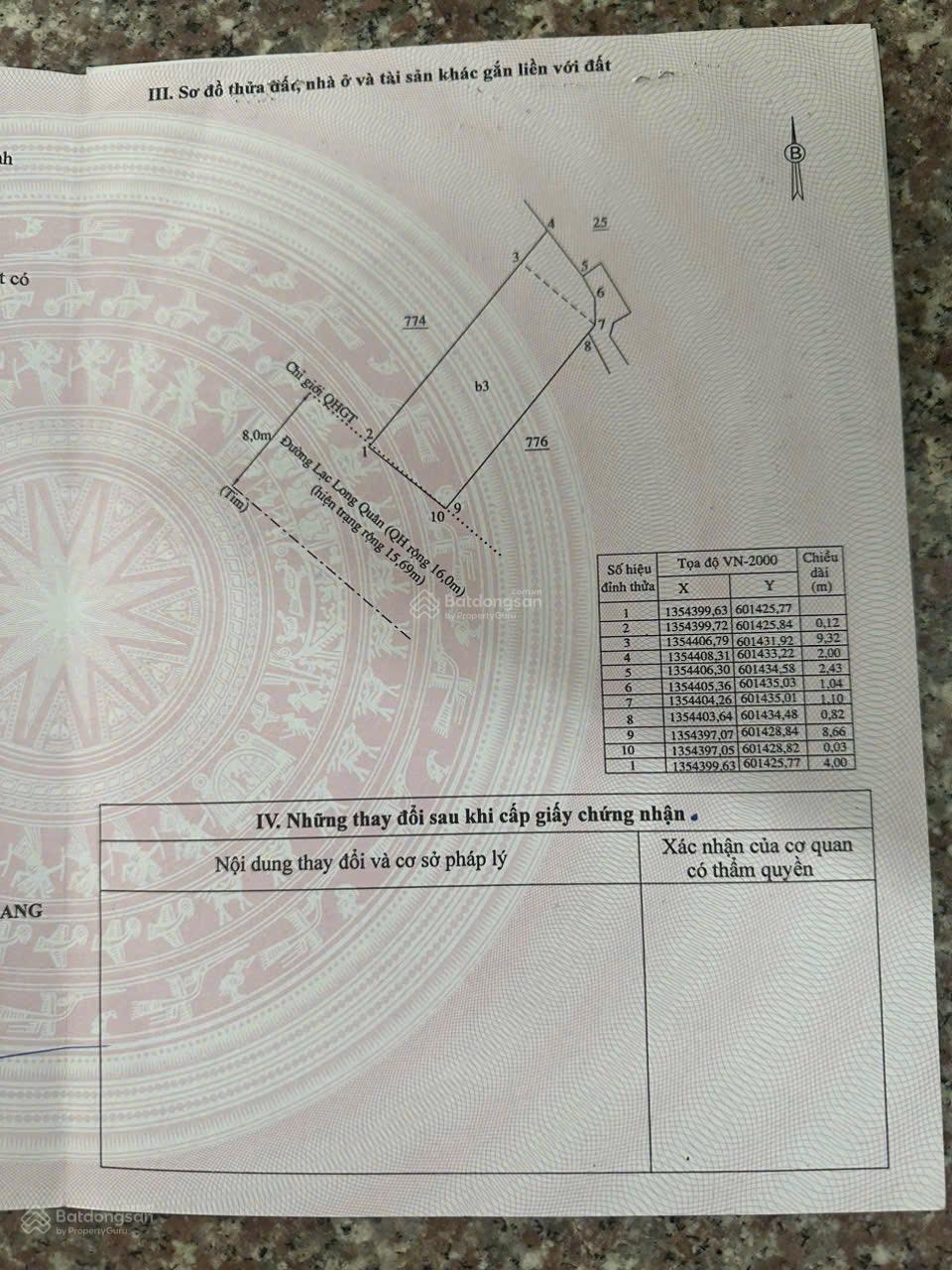 Bán nhà 3 tầng mặt tiền đường lạc long quân, nha trang - dt: 43,1m2 - giá: 8,9 tỷ