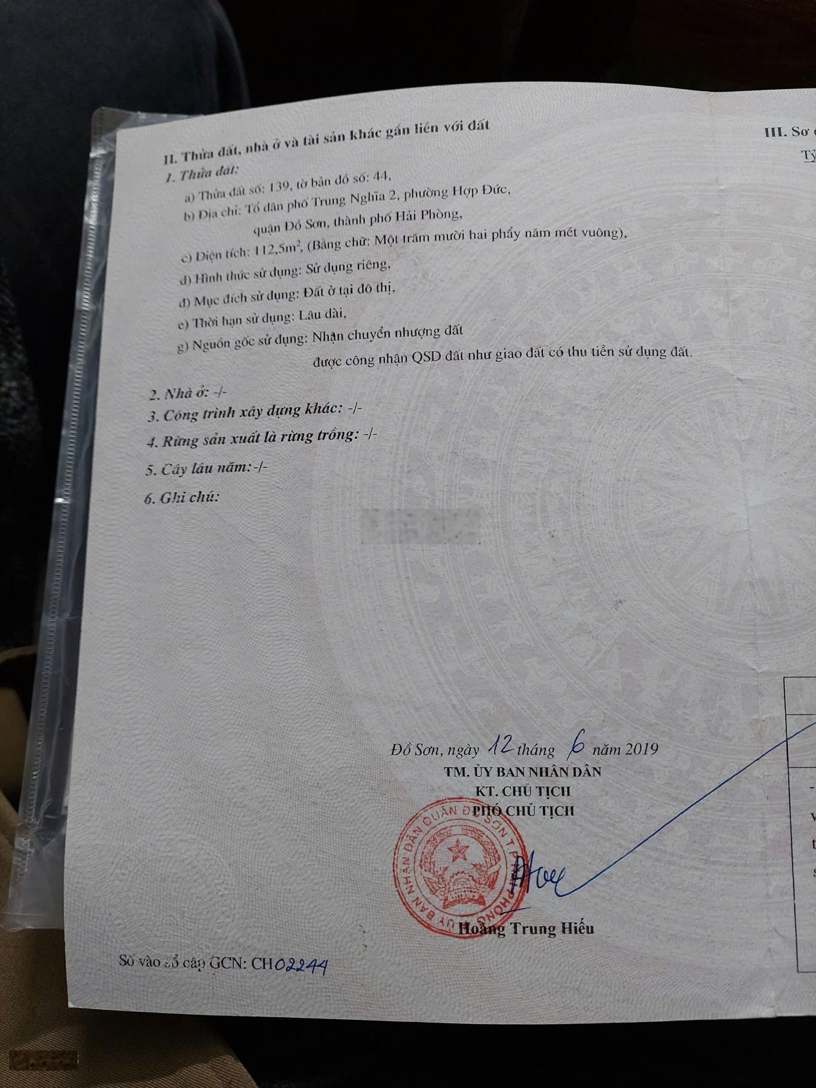 HOA HẬU MẶT ĐƯỜNG TRUNG NGHĨA ĐỒ SƠN GIỜ MỚI XUẤT ĐẦU LỘ DIỆN. Nằm trên mặt đường rộng 10m con đ