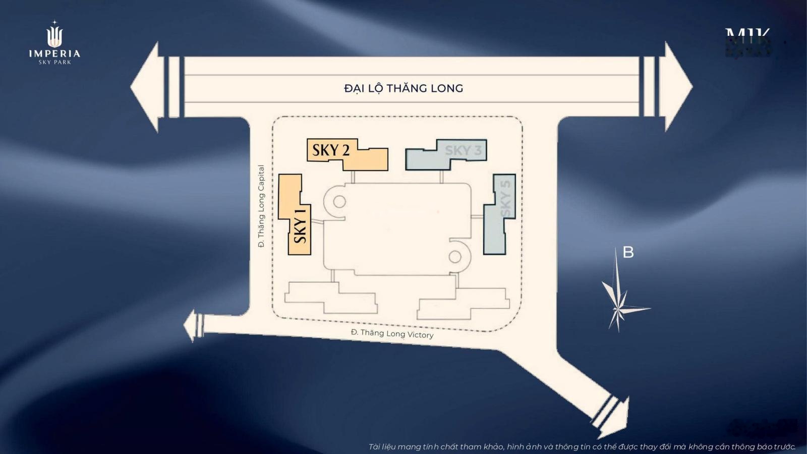 Căn hộ chung cư Imperia Sky Park cạnh Đại Lộ Thăng Long