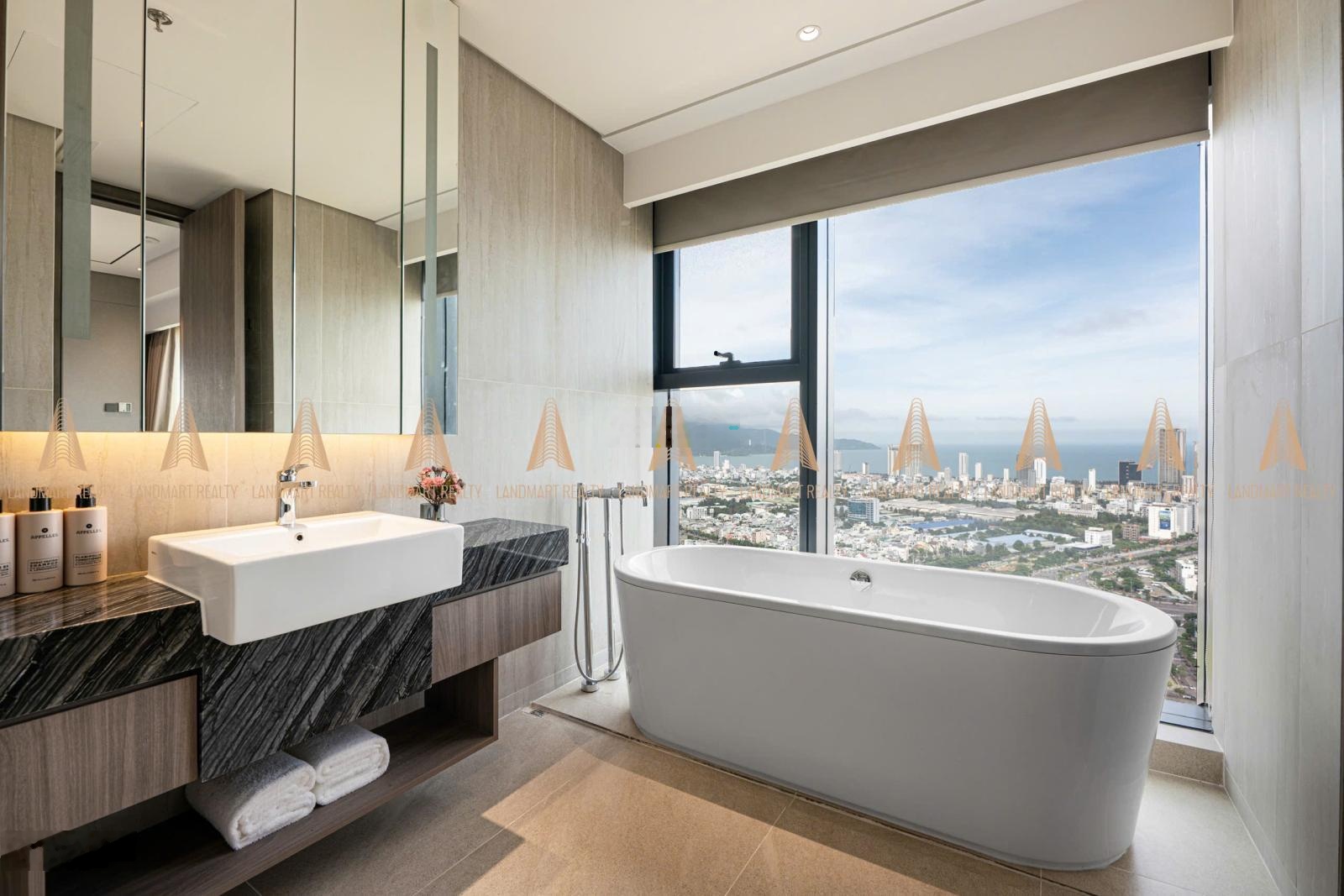 Căn hộ M Landmart - Marriot, còn duy nhất căn 1PN bàn giao Full nội thất, doanh thu 35-55tr/ tháng