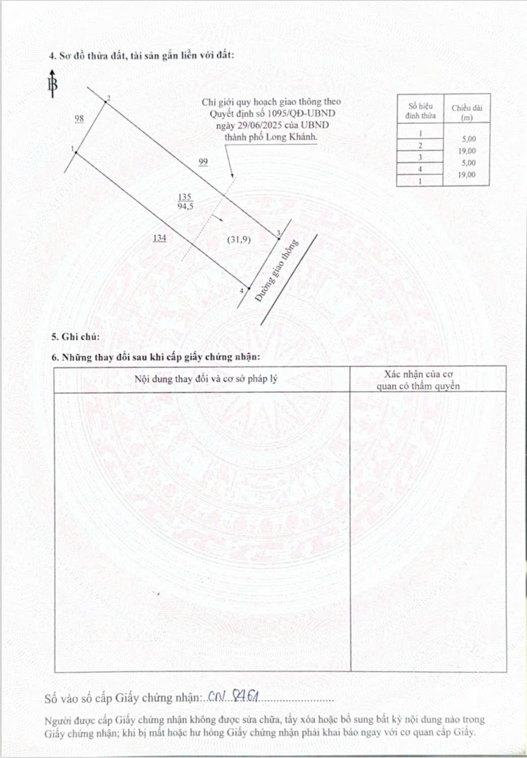 Bán nền giá rẻ phường Hàng Gòn
