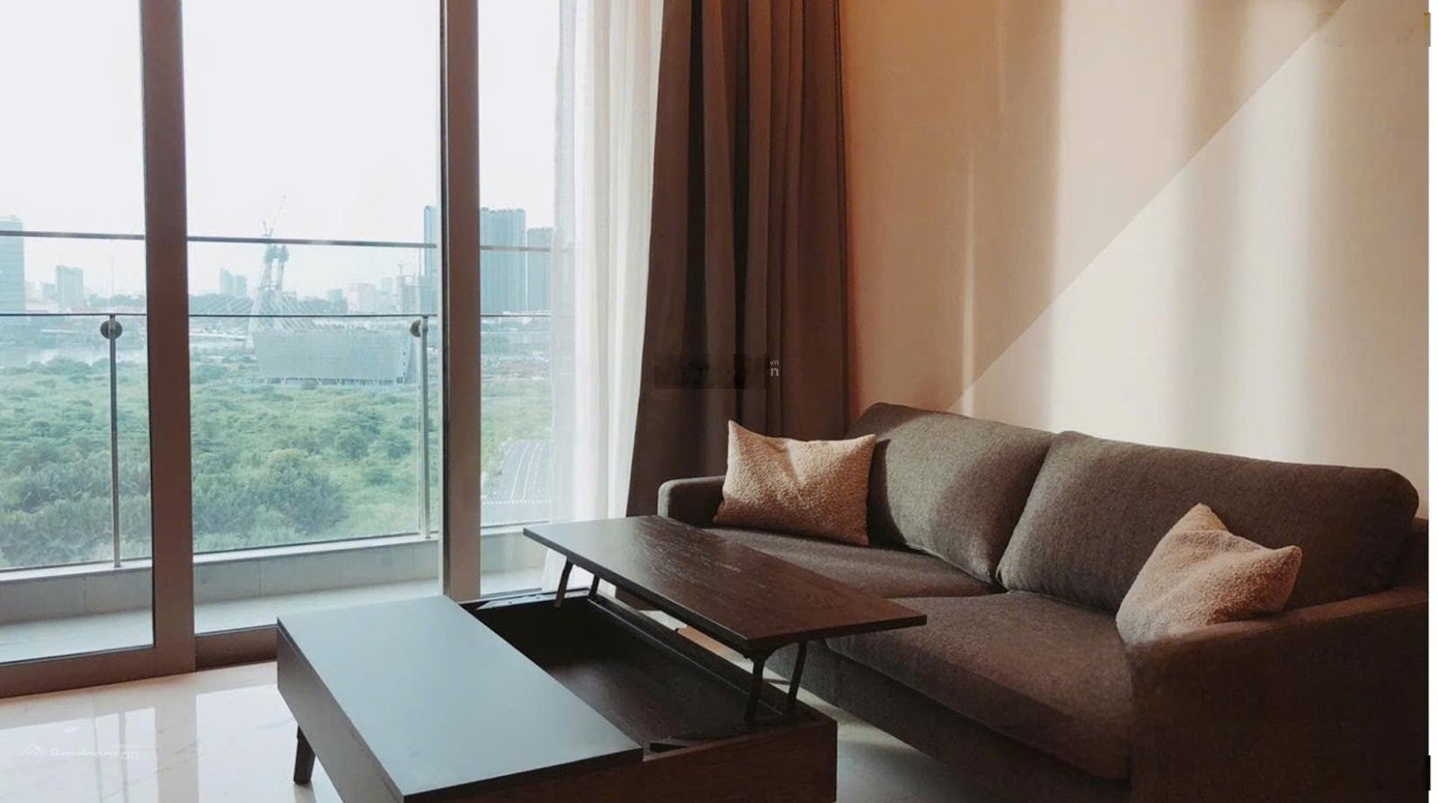 Cho thuê căn 1pn full nội thất đẹp cùng với view sông thành phố quận 1