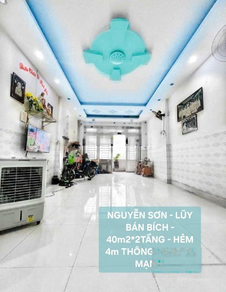 Nguyễn sơn - lũy bán bích - 40m2*2tầng - hẻm 4m thông - 4.5t tl mạnh