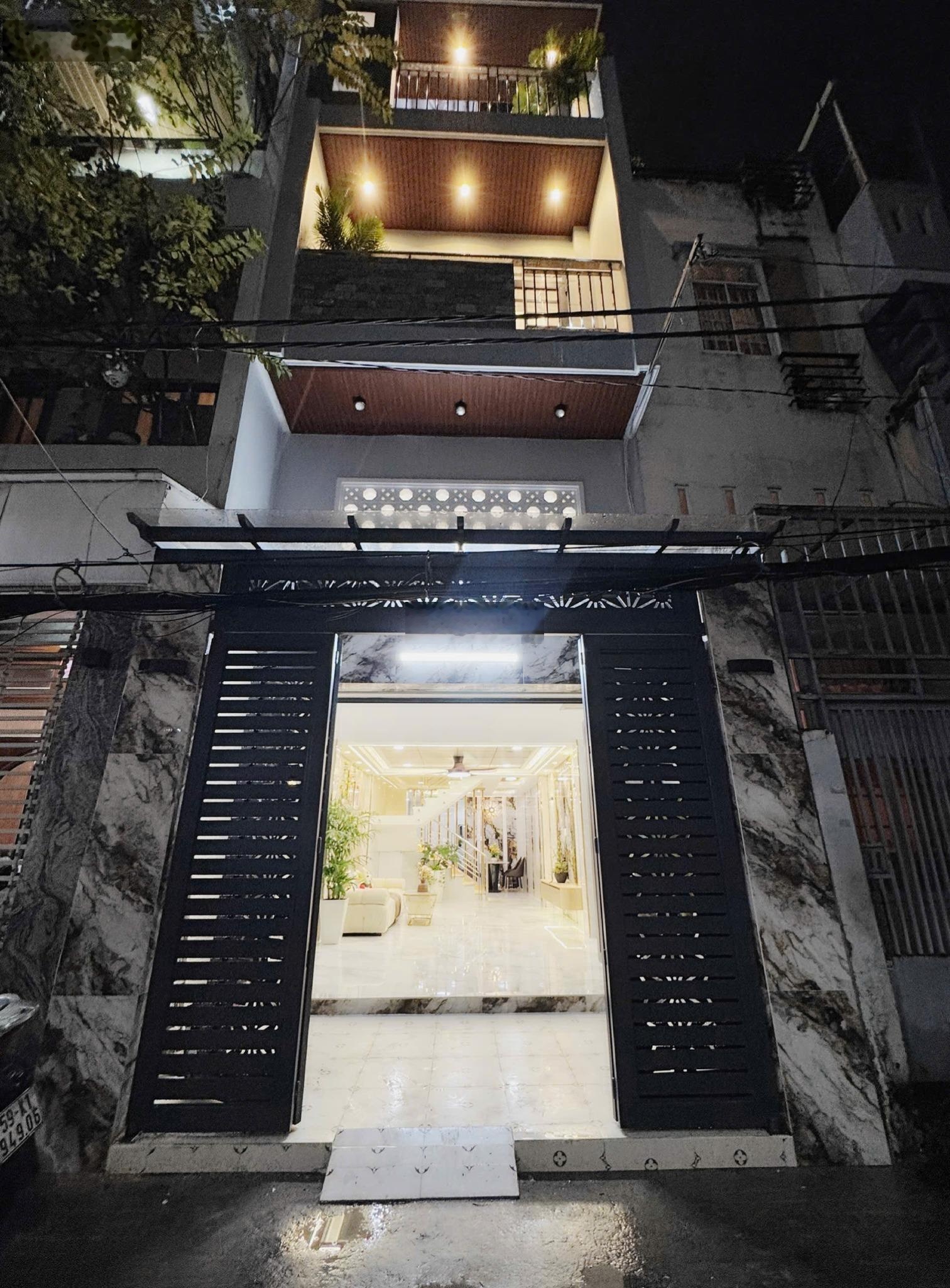 Bán nhà mới hẻm Tân Hòa Đông, 3.8 x 15m, 3.5 tấm, 6.9 tỷ. Gần chợ Phú Lâm