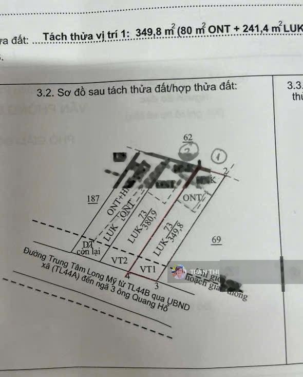 Trục chính đi biển phước hải chỉ 3km dt 380m2 - 10x38m