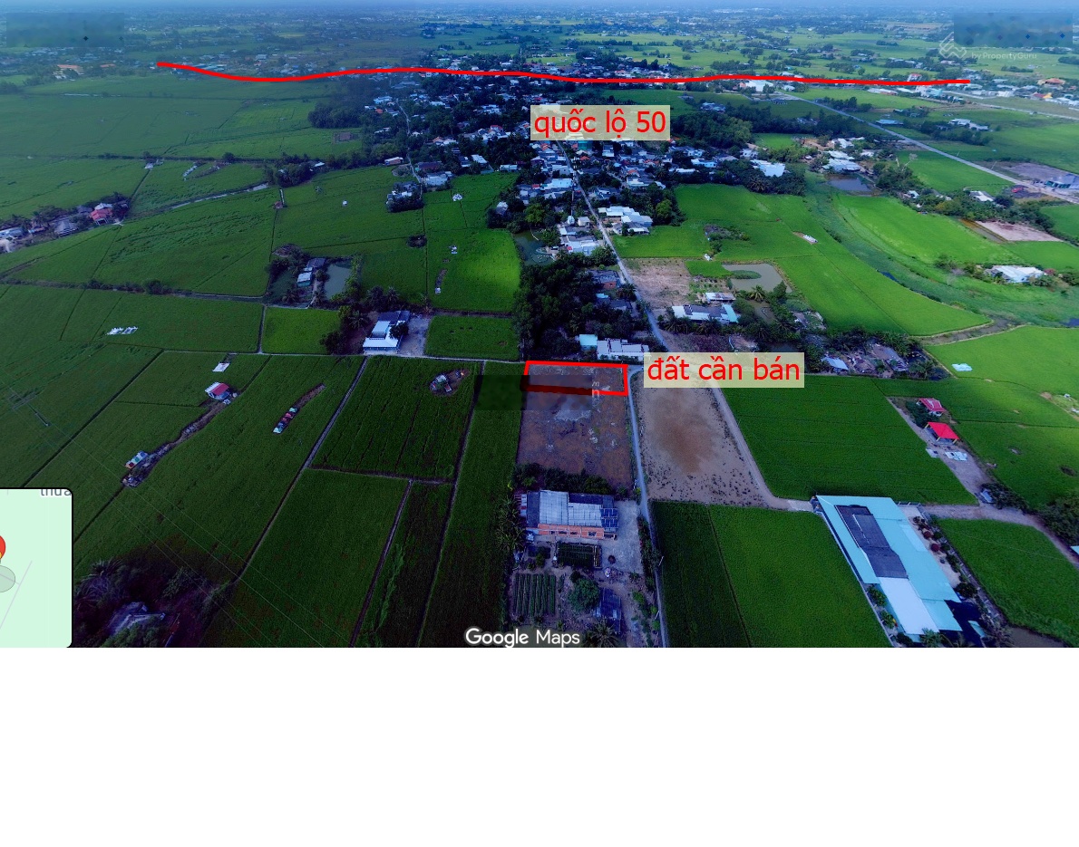 Chính chủ cần bán đất nền xã Tân Lân, Long An