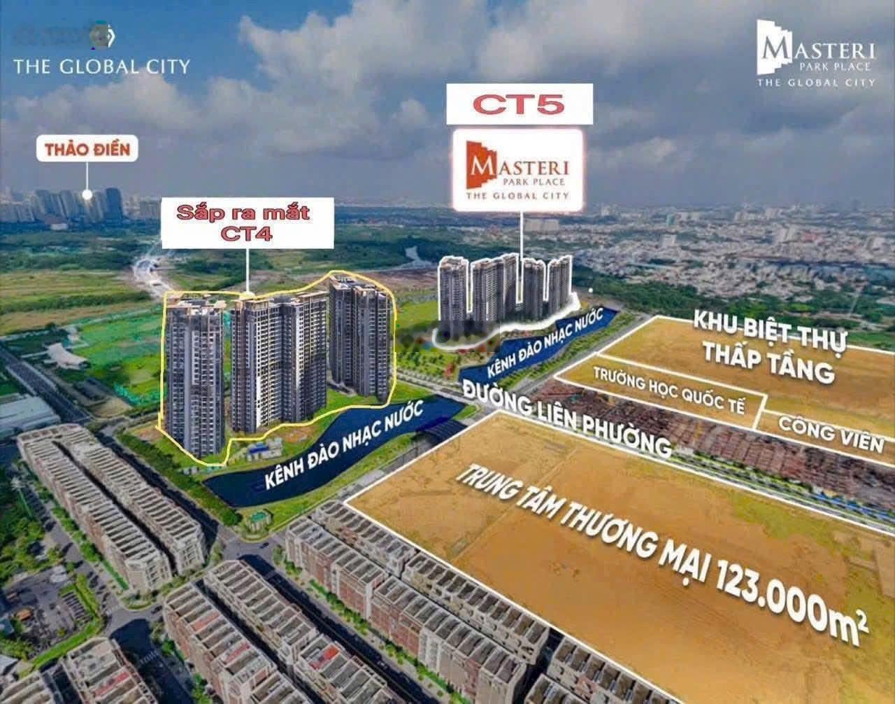 Bán 2PN Masteri Cosmo Central, 9,446 tỷ, 74,9m2, 2WC, tầng 17 ở An Phú, Q2, HCM