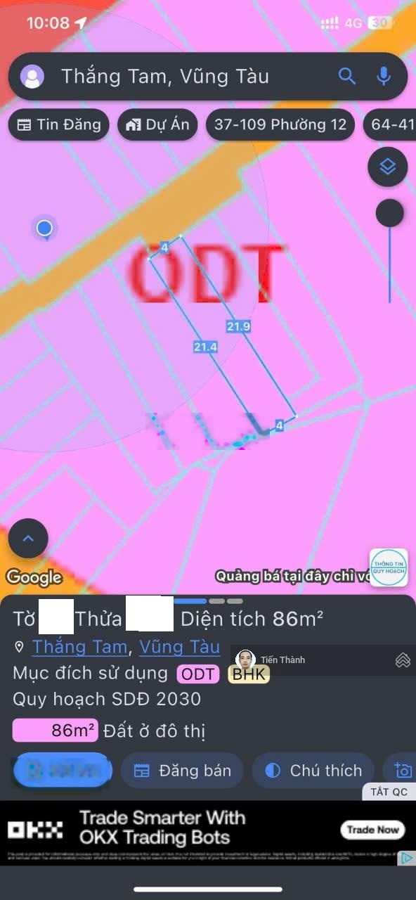 Bán đất xây khách sạn gần biển, bãi sau hẻm 189 hoàng hoa thám full thổ cư giá tốt chỉ 11,5 tỷ