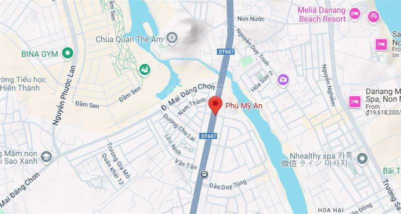 Chính chủ - bán lô nền biệt thự Vùng Trung 1 diện tích 369m2 - Phú Mỹ An - Ngũ Hành Sơn - Đà Nẵng