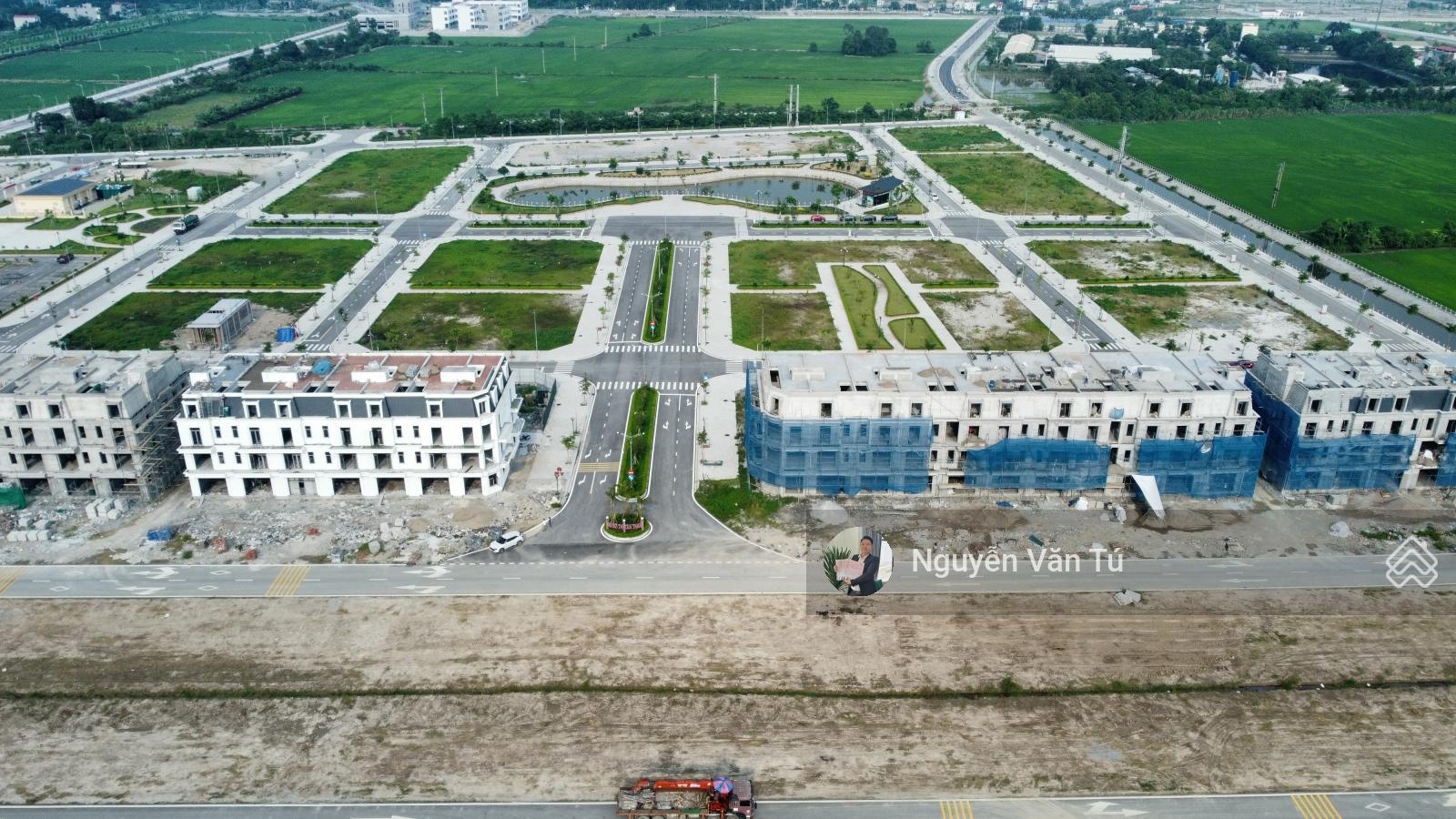 Lô liền kề 100m2 dự án Tân Thanh Elite City view Kênh, hướng Nam