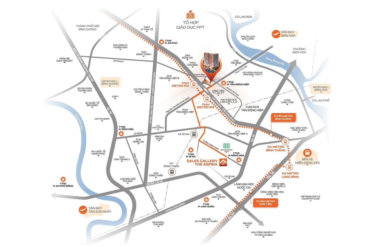 The Aspira căn hộ gần Metro, sở hữu nhà chỉ từ 6,8 triệu/tháng