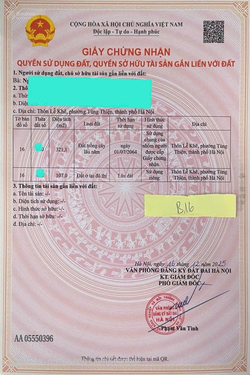 Đẹp nhất Sơn Tây gia đình có việc cần bán lô đất 100m2 chỉ 1tỷ900tr rẻ hơn thị trường 300tr