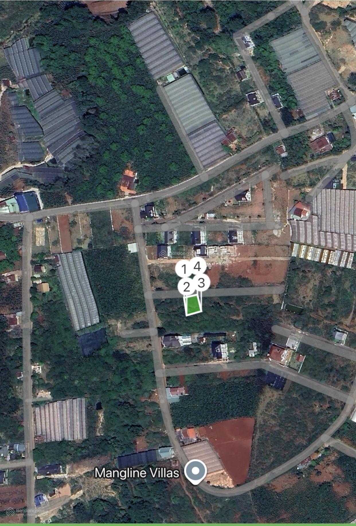 Cần bán 220m2 măngline đà lạt 4ty7 nằm trong khu quy hoạch phân lô vila