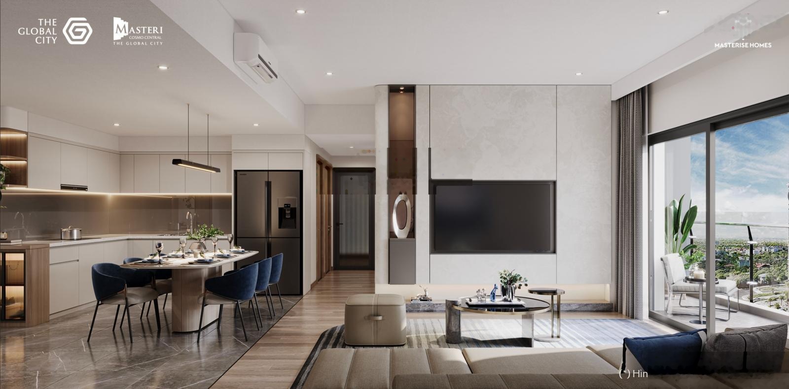 Suất nội bộ độc quyền 2PN CT4 Masteri Cosmo Central