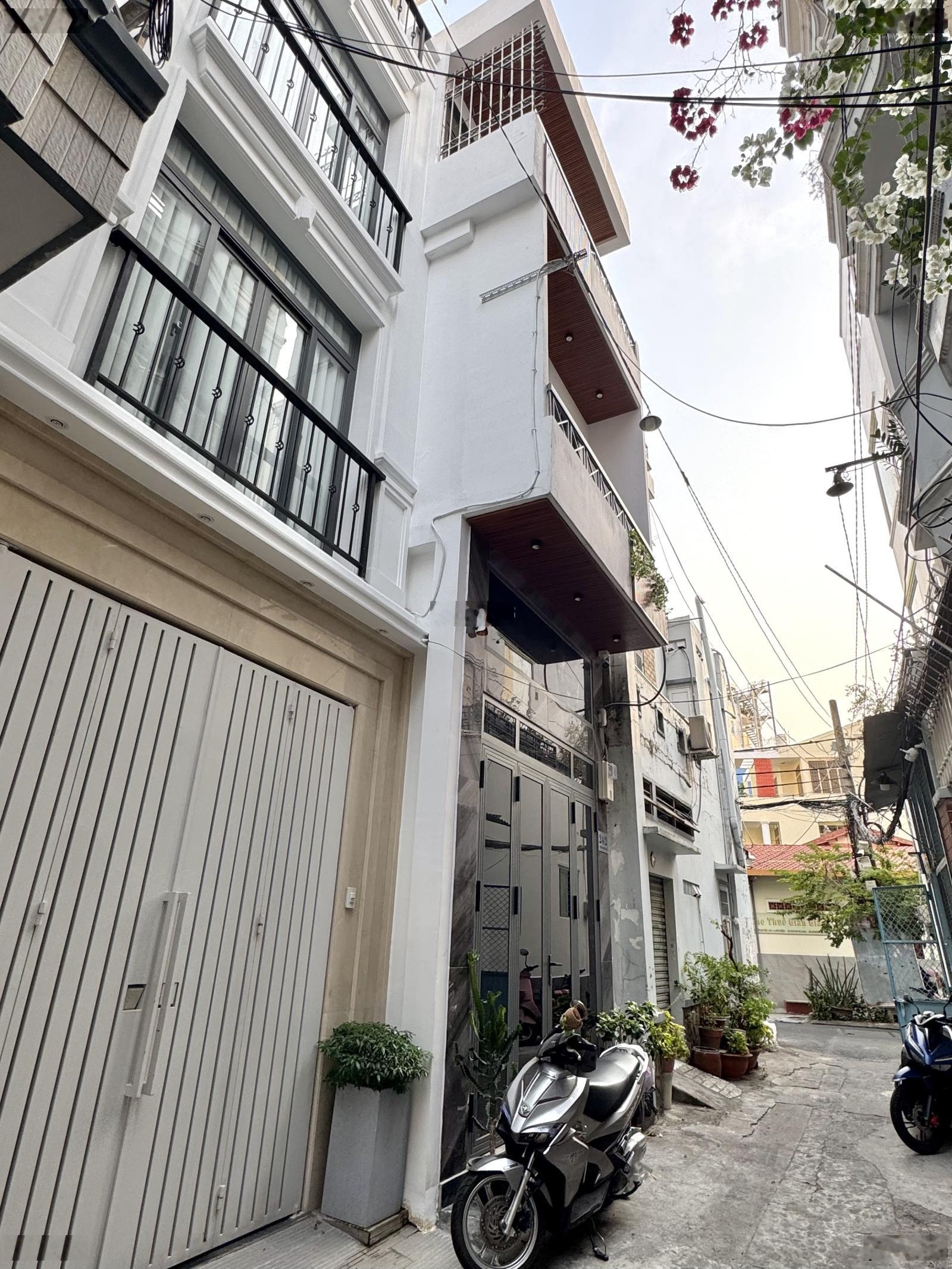 Hồ biểu chánh pn - nhà 4 tầng mới xây - 2mt hxh - vị trí siêu vip - 5pn tặng full nt cao cấp