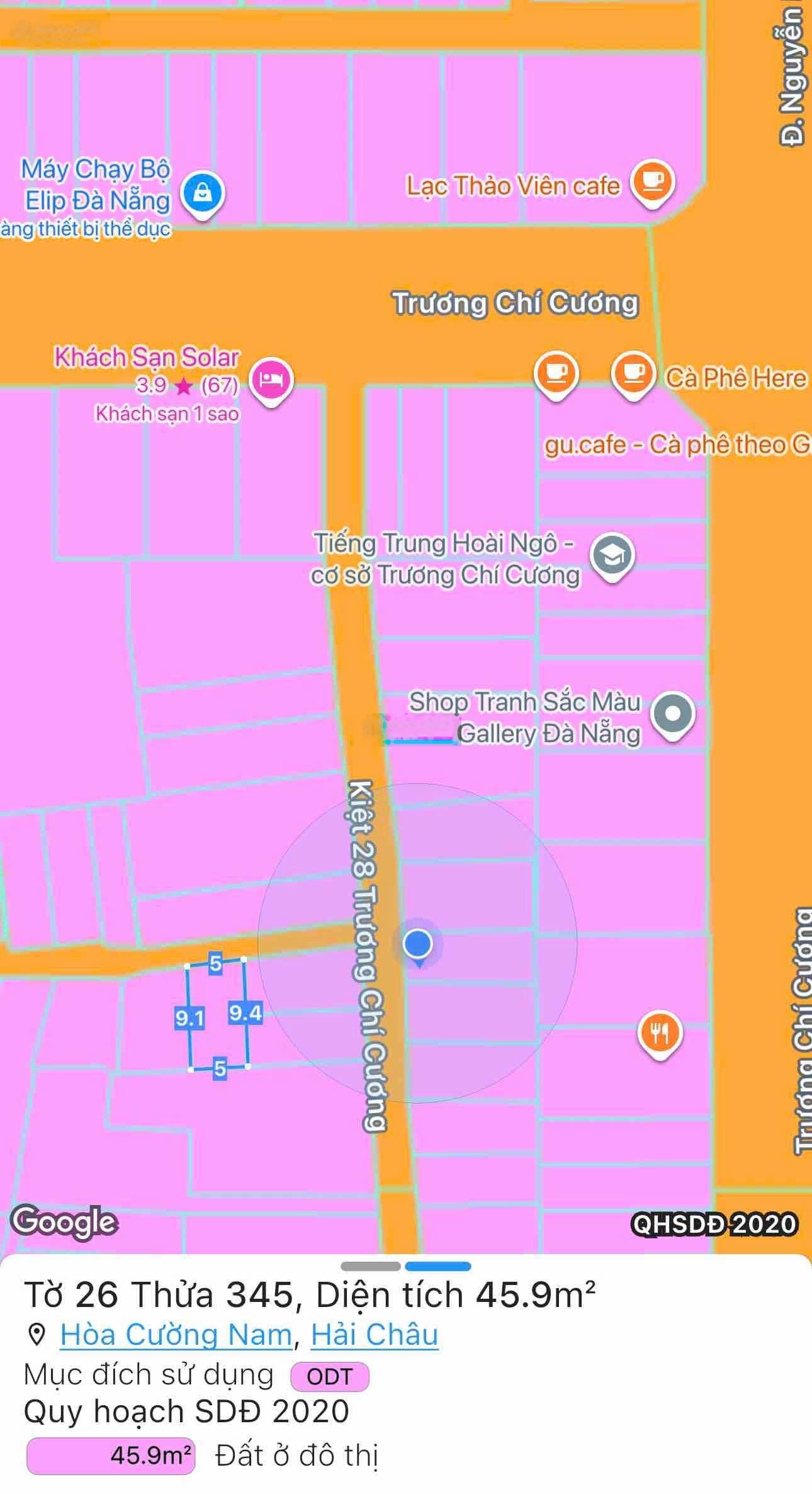 Bán Nhà riêng 46m2, 3,7 tỷ tại Trương Chí Cương, Hòa Cường Nam, Hải Châu, Đà Nẵng