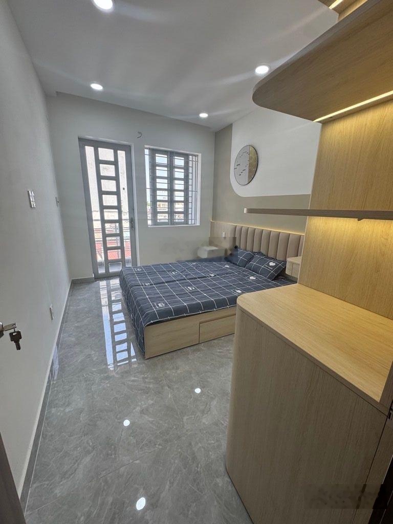 Ngay đh văn lang gò vấp- nhà 4 tầng đẹp full nội thất sổ vuông a4- 5.6 tỷ (tl)