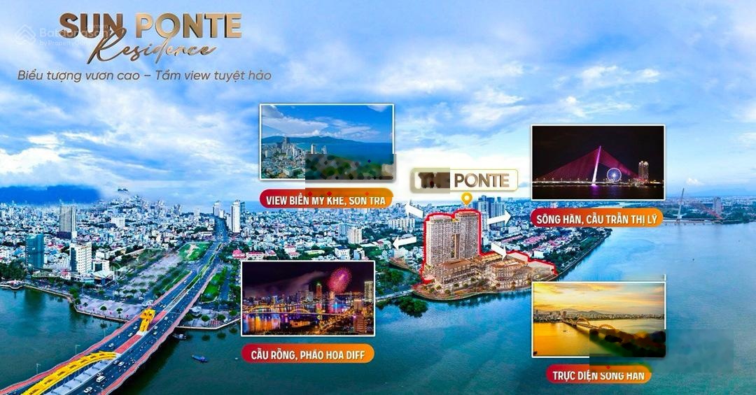 Siêu phẩm căn hộ 1 ngủ + 52,8m² view biển đêm đỉnh cao tại Sun Ponte - Chỉ 4,65 tỷ có thương lượng