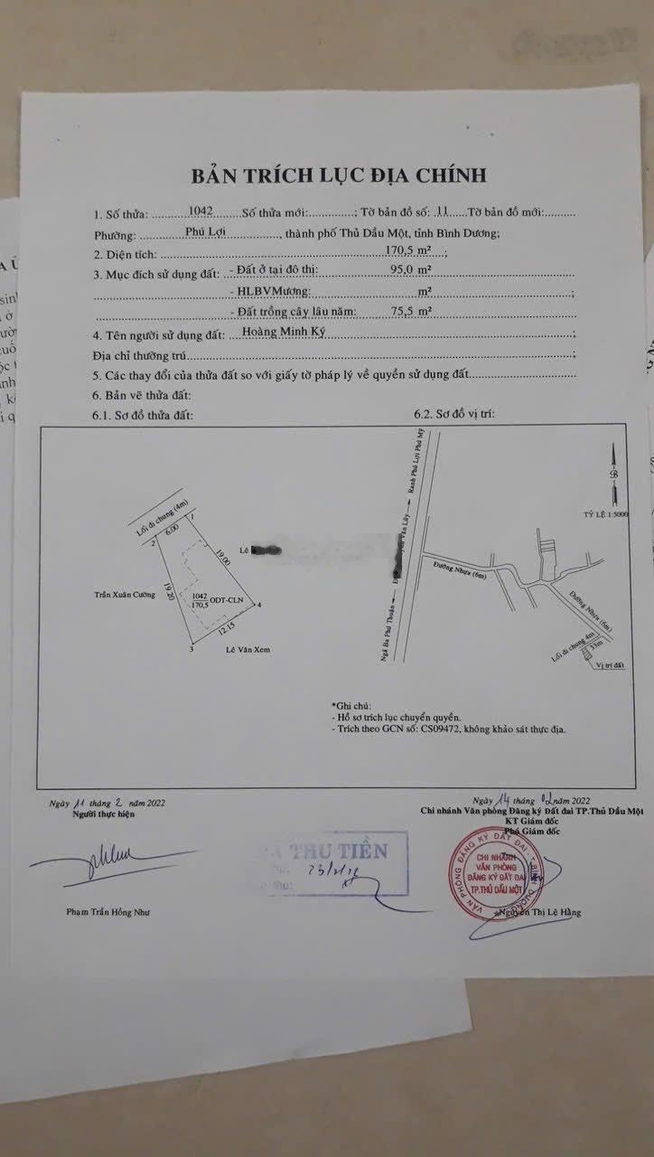 Bán đất hẻm 288 HVL, đối diện công viên, nở hậu 12.2m