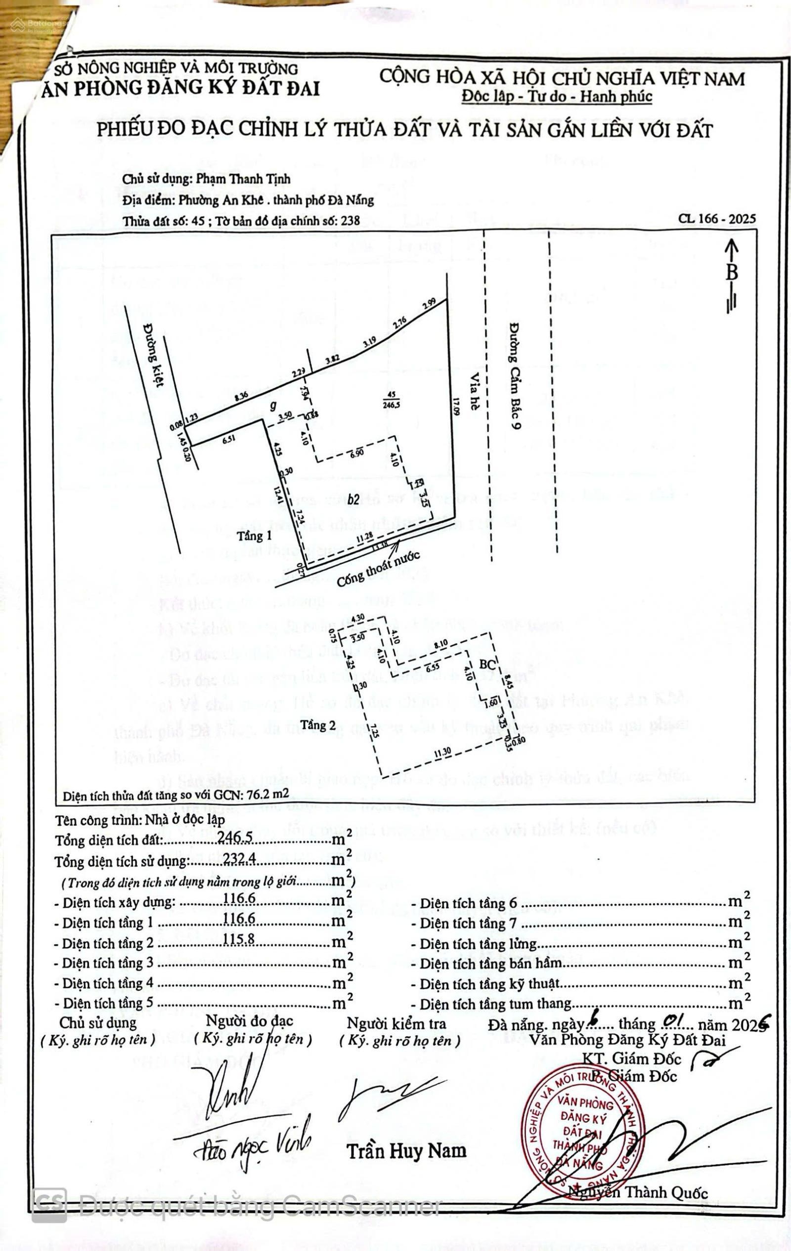 Sập hầm hạ thêm 1 tỷ bán gấp trước tết. lô đất ngang 17m cẩm bắc 9. rất tốt đầu tư. lh 0941419797