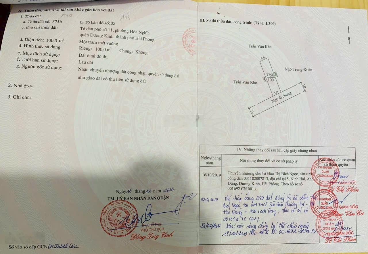 Chỉ 21.8 triệu/m2 mặt đường nhựa Hòa Nghĩa vị trí đẹp sau vàng Đoàn Nam