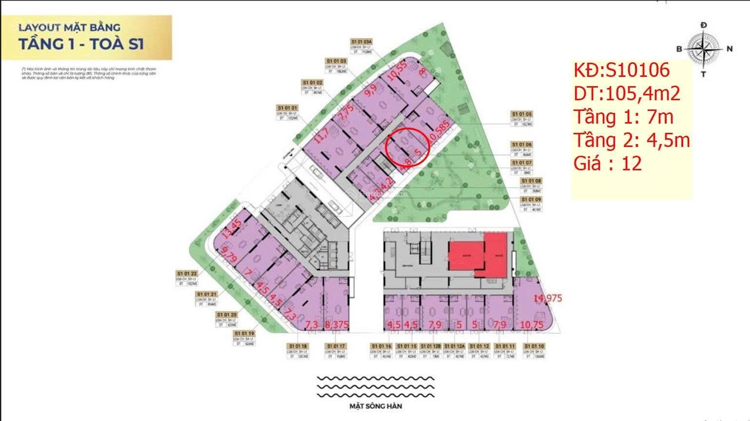 Bán căn shophouse khối đế S10106 Symphony - Sản phẩm khan hiếm, tiềm năng kinh doanh vượt trội