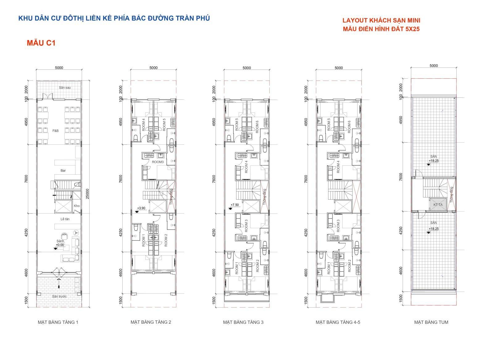 Cần bán căn khách sạn mặt tiền Trần Phú Tuy Hoà - diện tích 5x25m