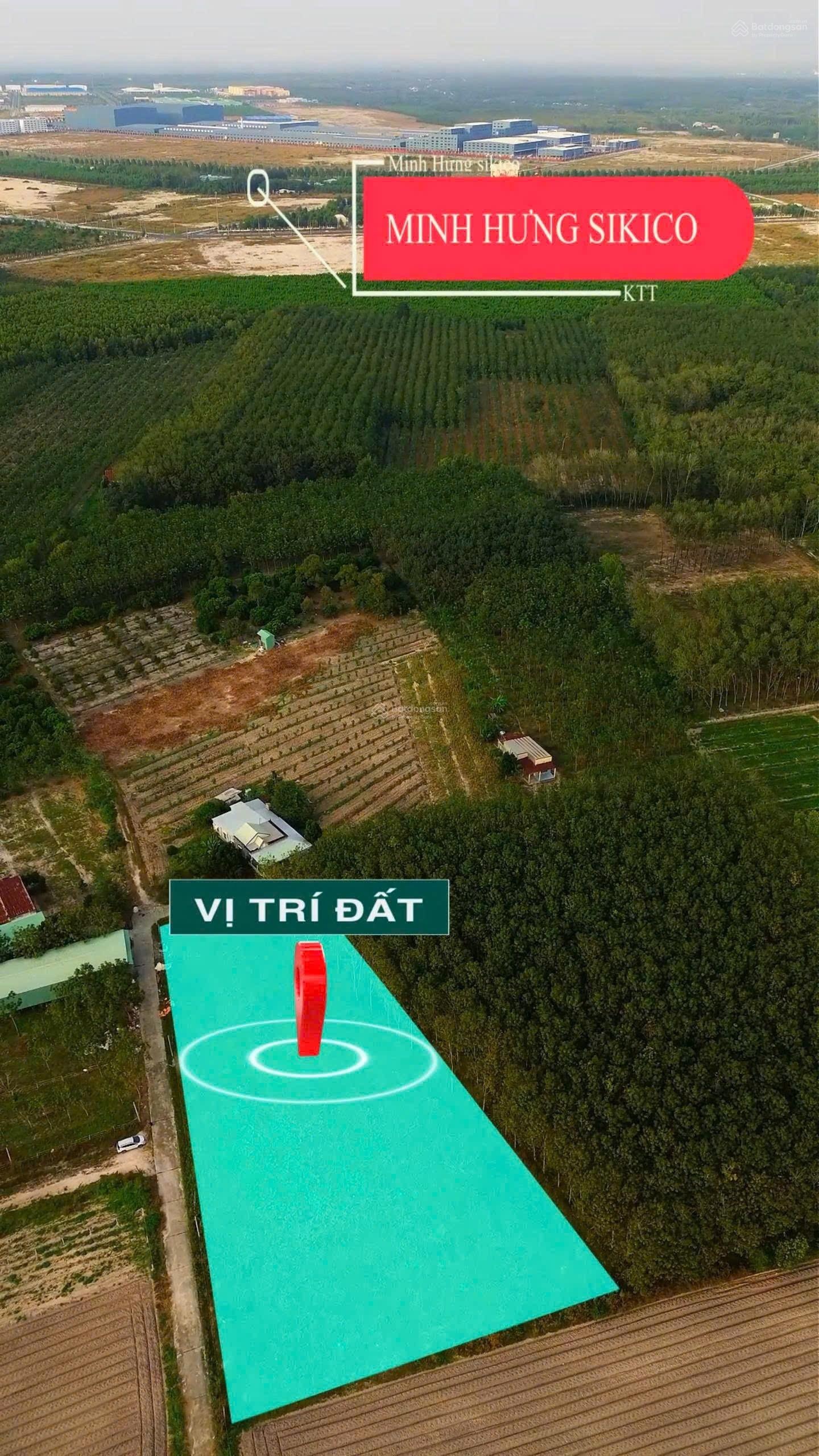 Bán đất phường Minh Hưng - tỉnh Đồng Nai. Trả trước 95.000.000đ có hỗ trợ ngân hàng