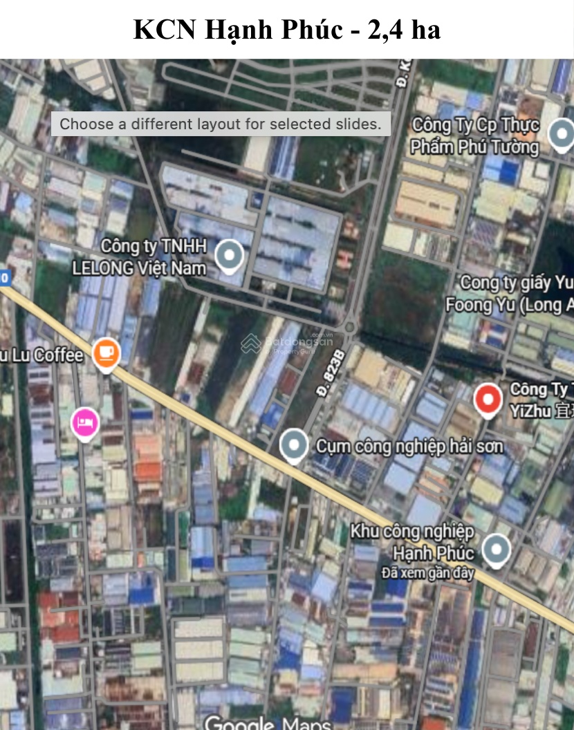 Nhà máy kcn hạnh phúc - đức hoà, long an : bán đất, nhà xưởng tại vị trí kết nối tp hcm, tây nam bộ