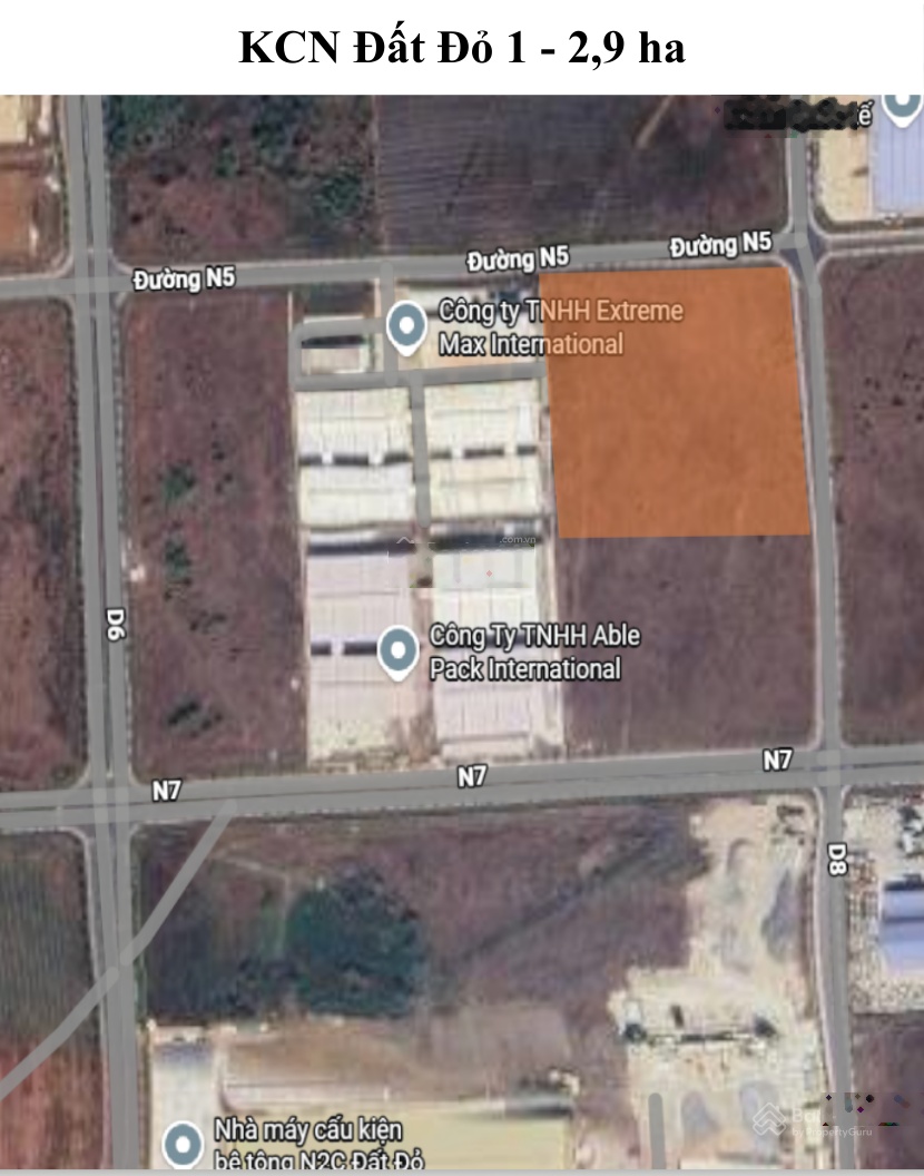 Bán đất KCN Đất Đỏ Bà Rịa Vũng Tàu - giá tốt nhất thị trường Miền Nam