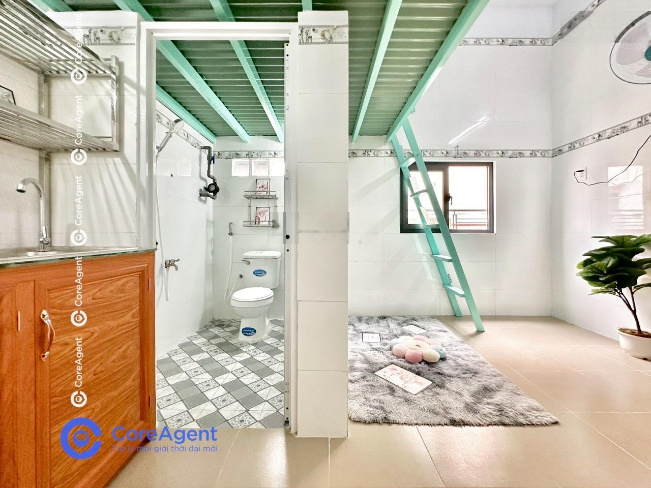 Phòng trọ gác đúc - thang máy - thoáng mát - sẵn máy lạnh - gần đầm sen