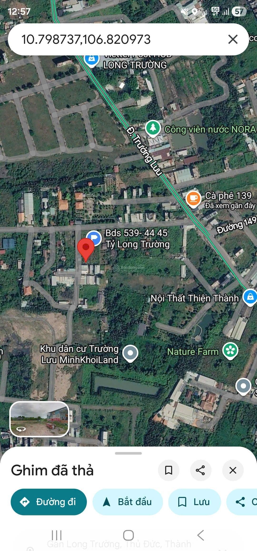 Bán đất 300m2, 10 tỷ tại đường Trường Lưu, Long Trường, Thủ Đức, HCM