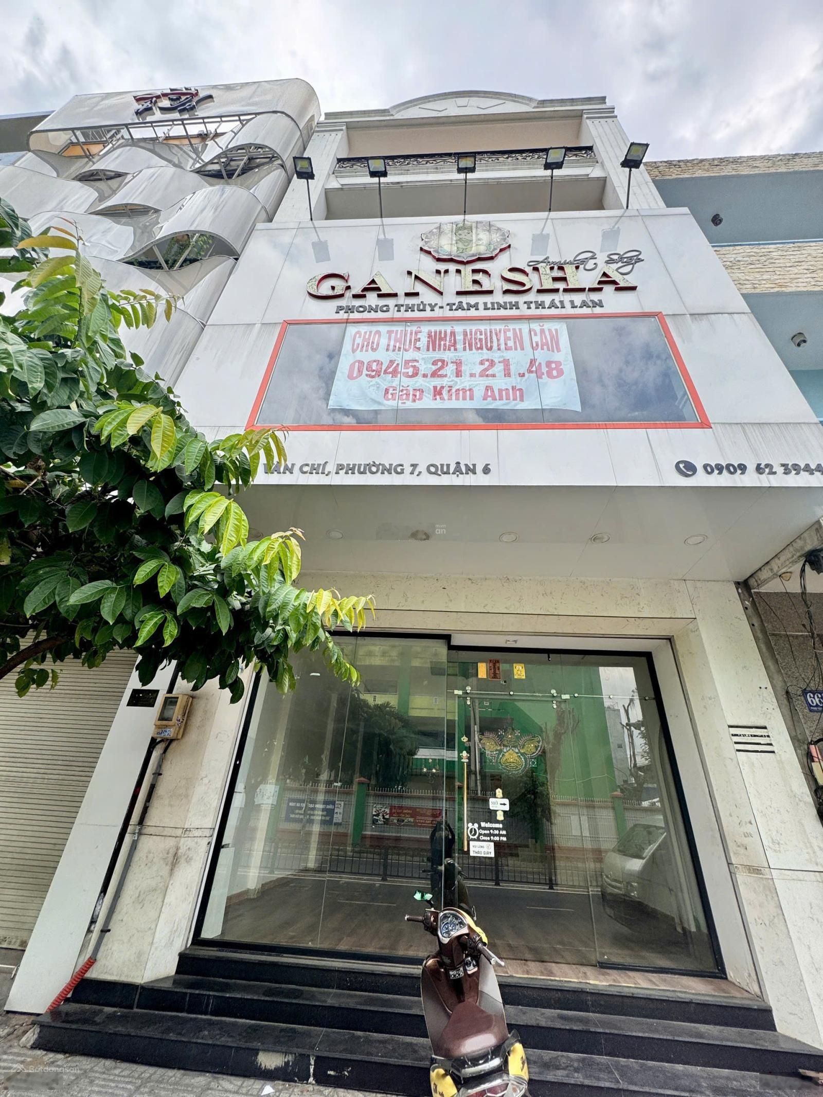 Cho thuê nhà nguyên căn mặt tiền phạm văn chí, quận 6