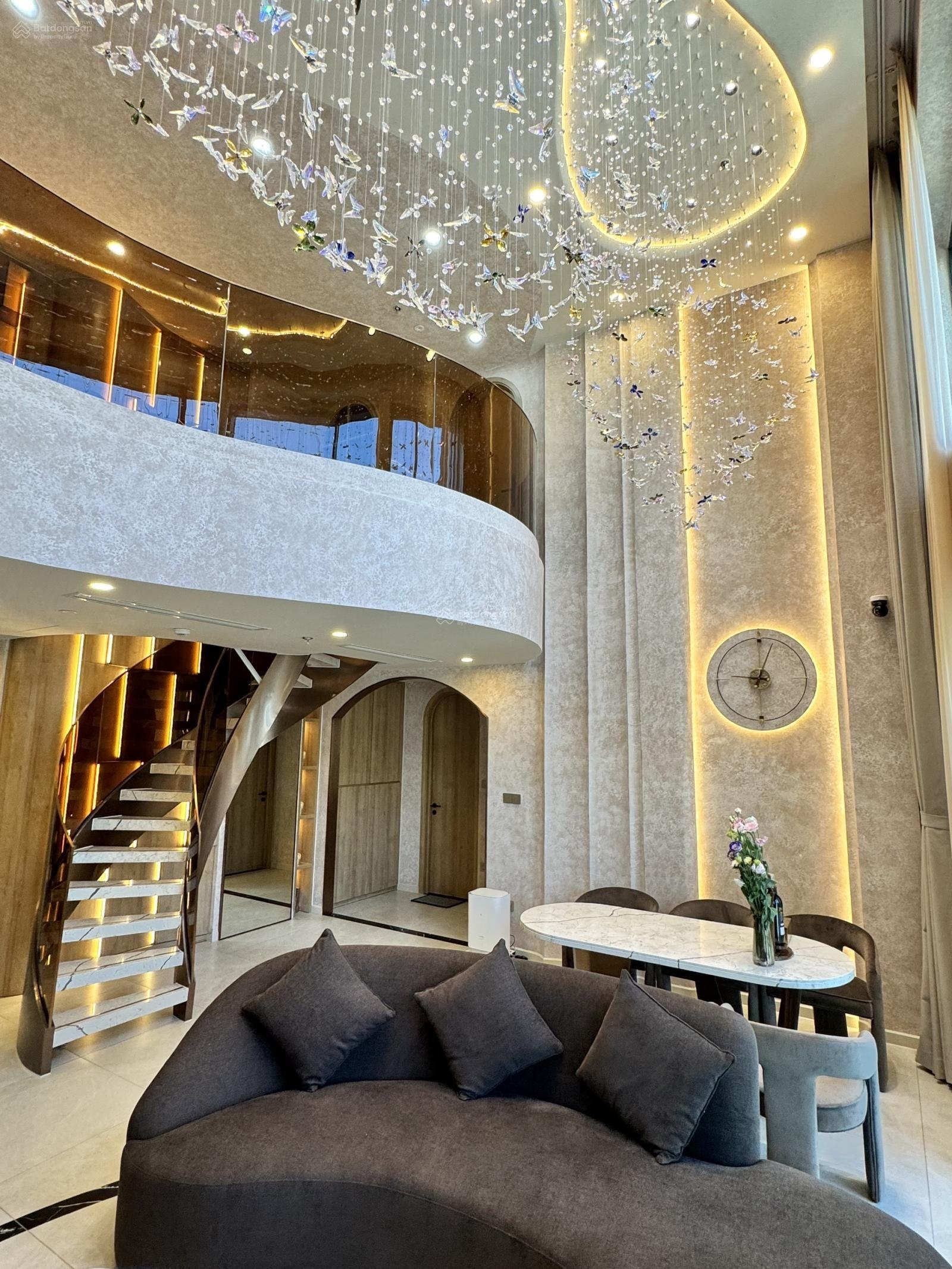 Loft 3PN The Crest cho thuê cùng nội thất cao cấp view sông cầu Bason LH 0363810853