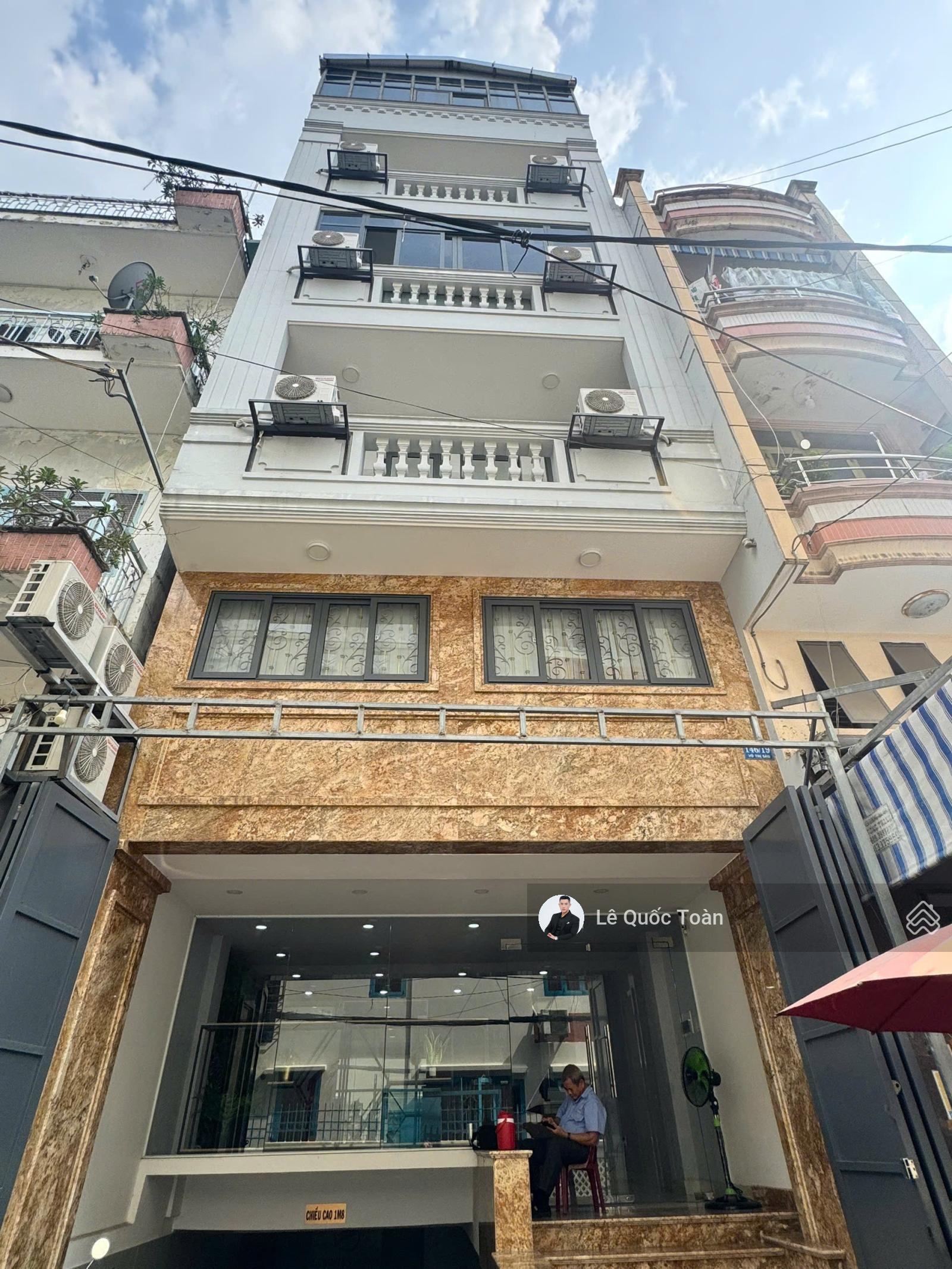 TRUNG TÂM Q3! HXH Võ Thị Sáu, Q3. Ngang to 5.5x13m - 65.1m2, Hầm 6 tầng, HDT 60tr/th chỉ 26 tỷ TL