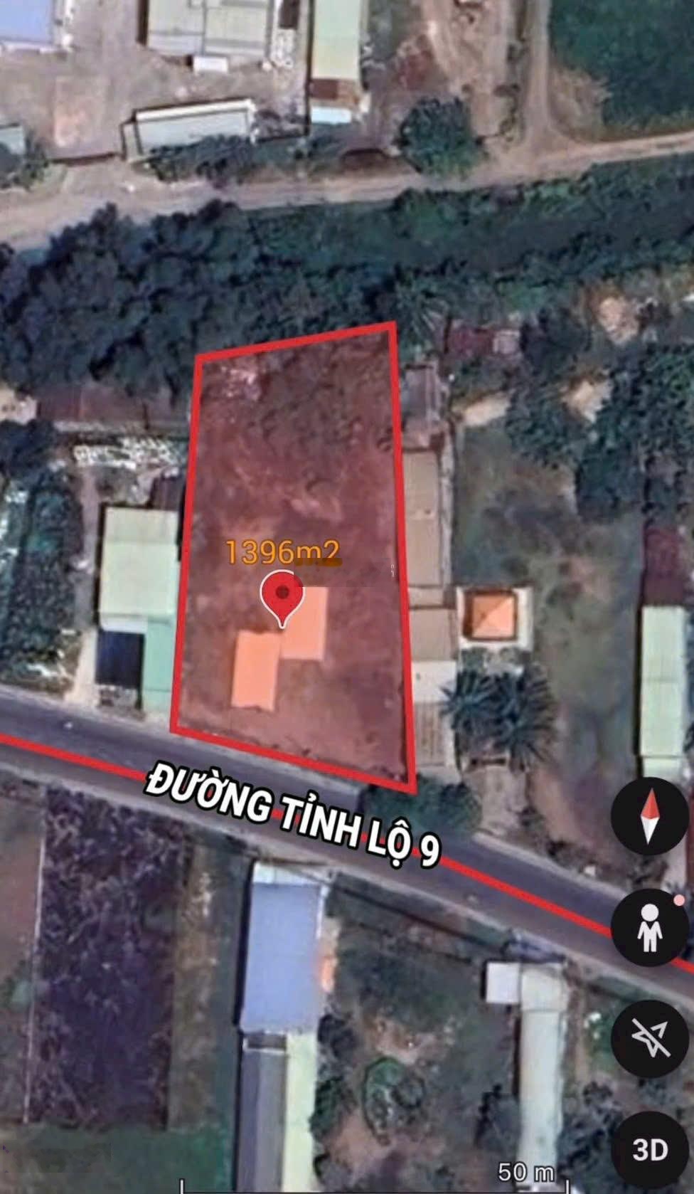 Mặt tiền Tỉnh Lộ 9 Có sẵn 1016m2 thổ cư