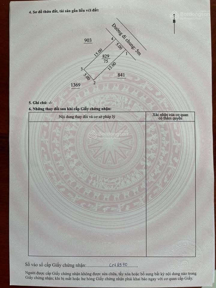 Chính chủ em cần bán đất tại An Phú, Thuận An, Bình Dương. Đối diện trường cấp 3 Lý Thái Tổ