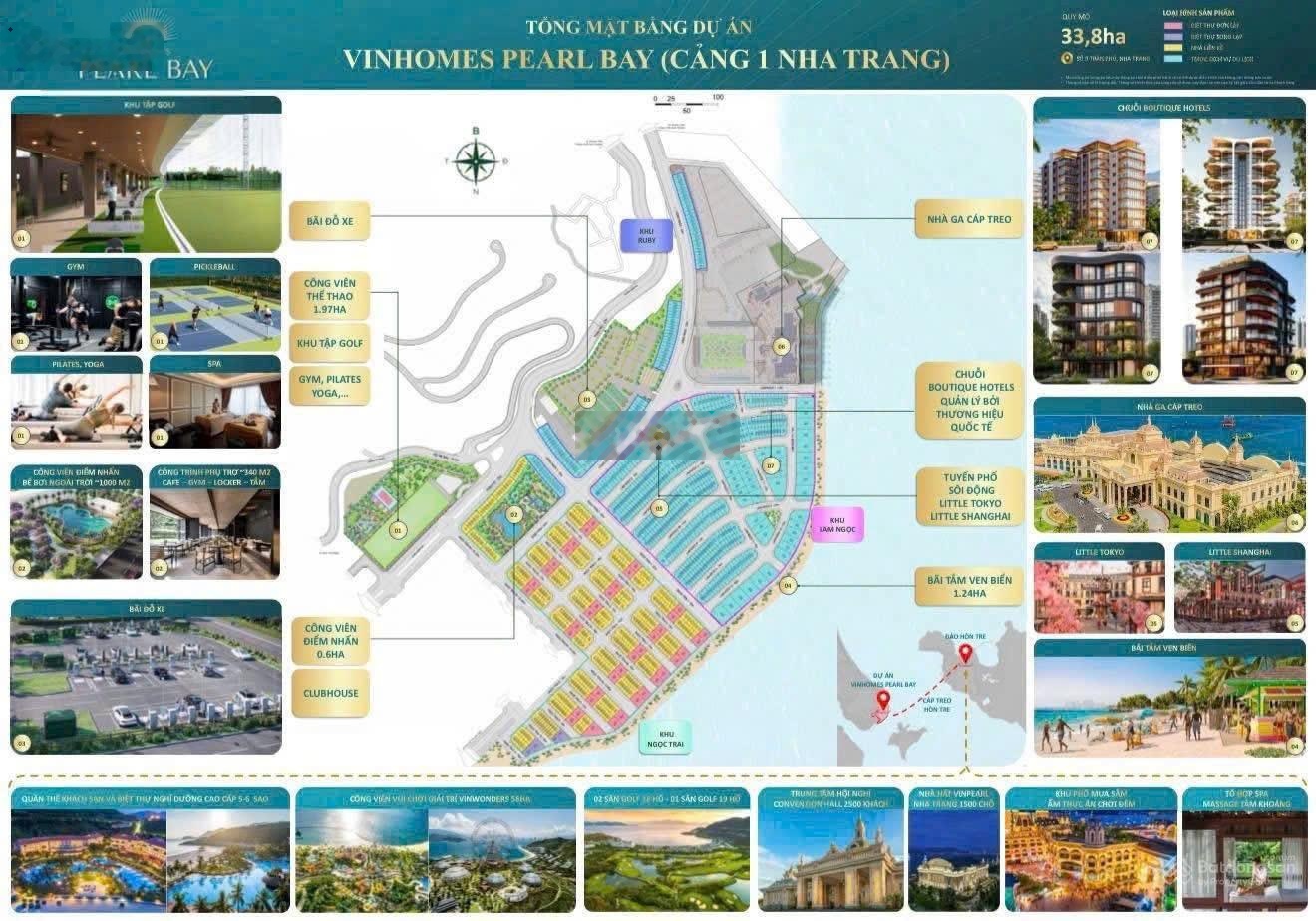 Quỹ hàng ẩn F1 biệt thự liền kề Vinhomes Pearl Bay - 09 Trần Phú, sổ lâu dài giá 11,6 - 40tỷ