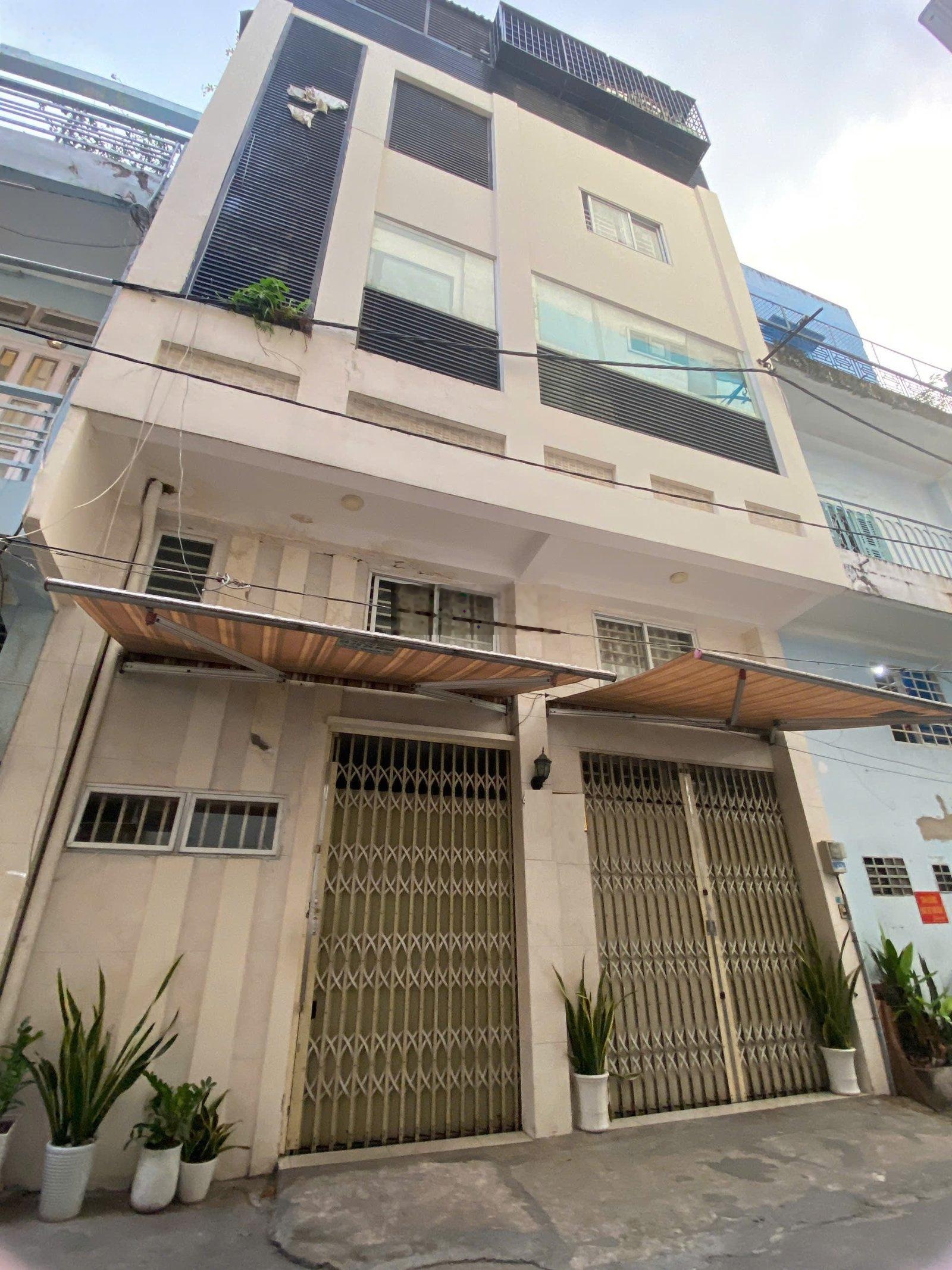 Bán nhà hẻm rộng 6m, như mặt tiền, xe hơi quay đầu, 4 tầng, 7 PN, Hoà Hảo, Q 10